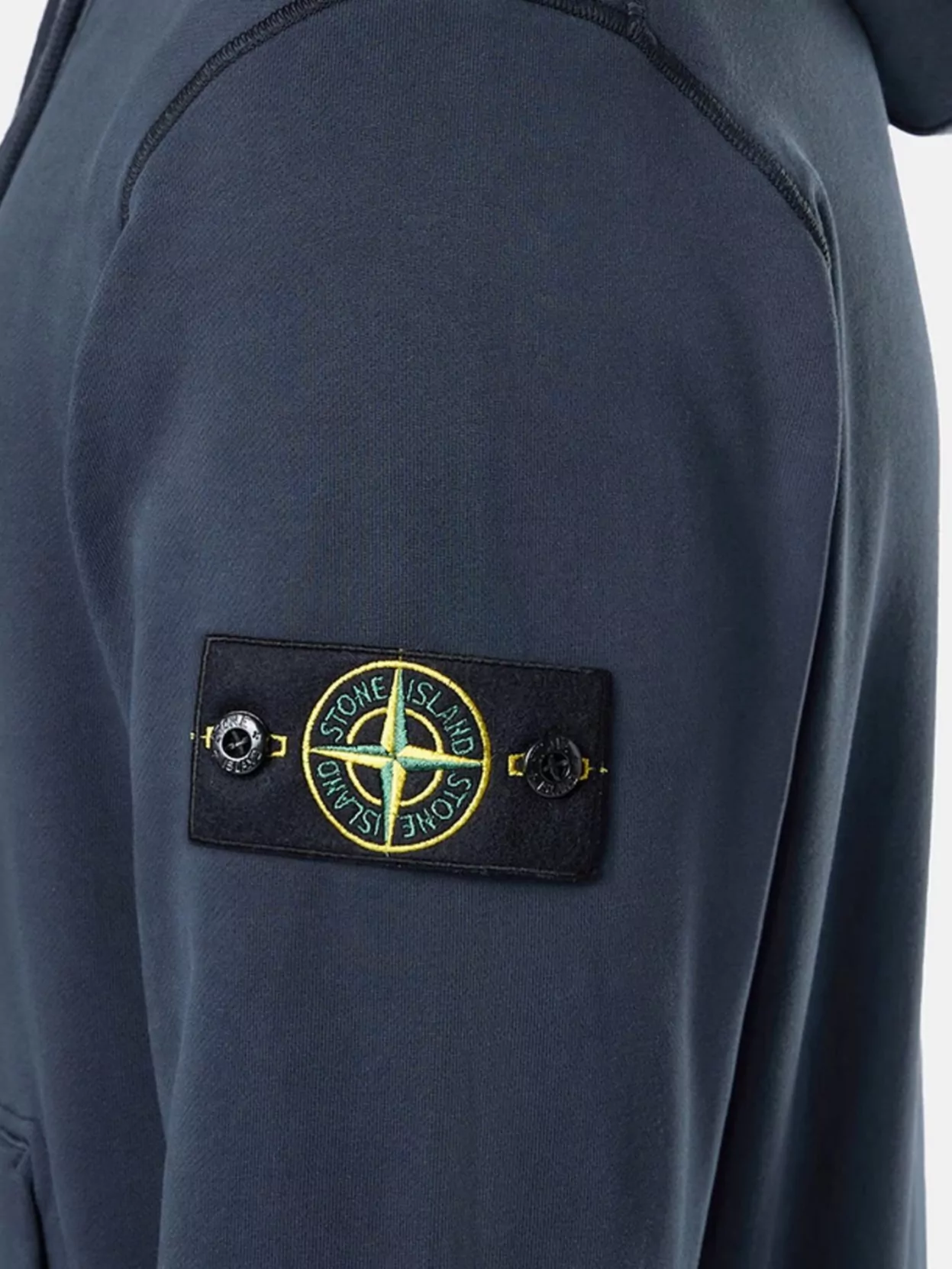 Stone Island Cotton Hooded Sweatshirt Kangaroo Pockets