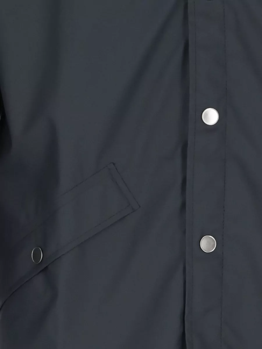 Rains Hooded High Neck Long Sleeve Raincoat