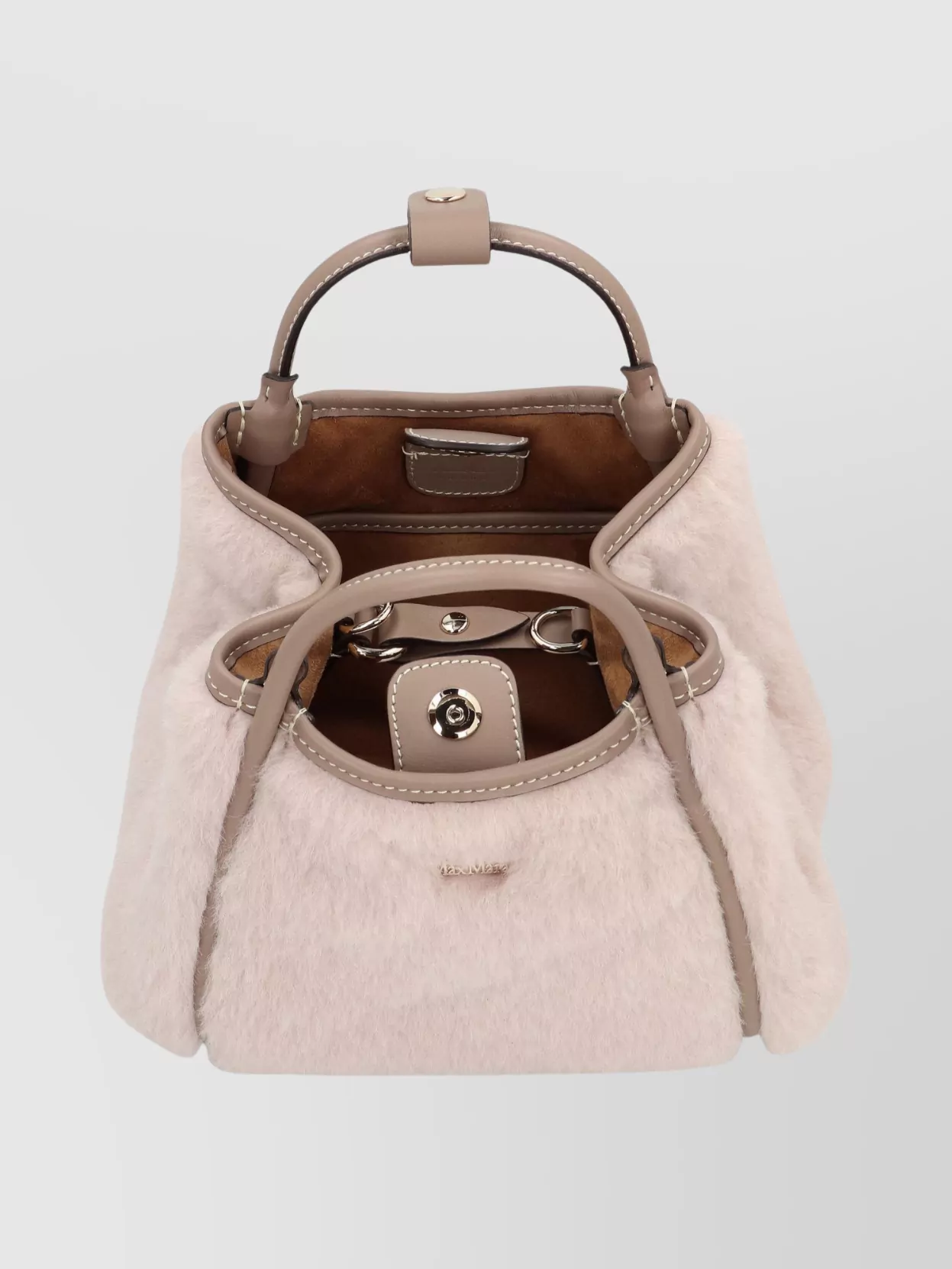Max Mara Small Teddy Fabric Cross-Body Bag