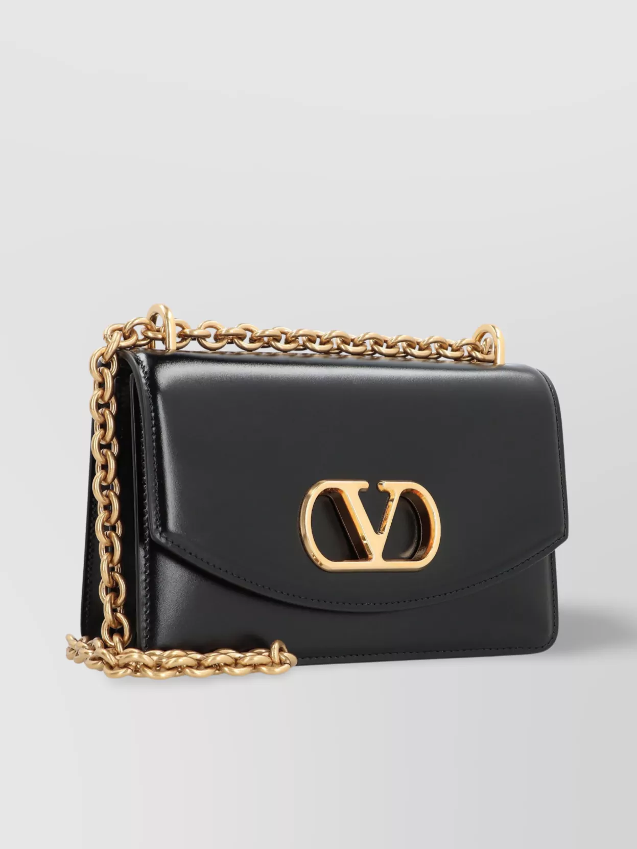 Valentino Garavani Vain Leather Shoulder Bag
