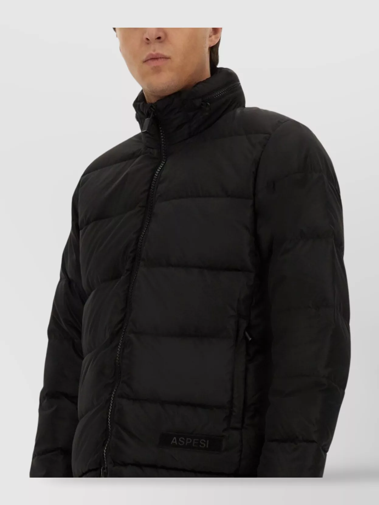 Aspesi Quilted High Collar Puffer Jacket