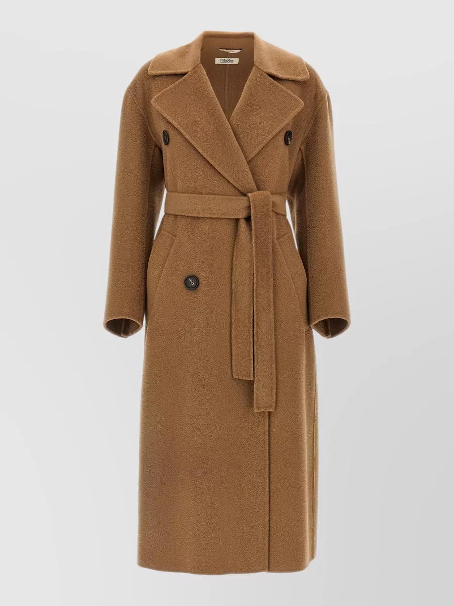 S Max Mara Cashmere double-breasted long coat