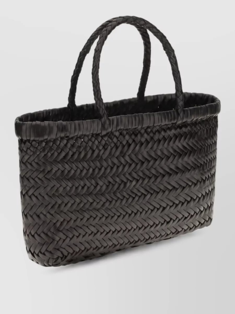 Dragon Diffusion Mini Flat Gora Mini Leather Tote Bag