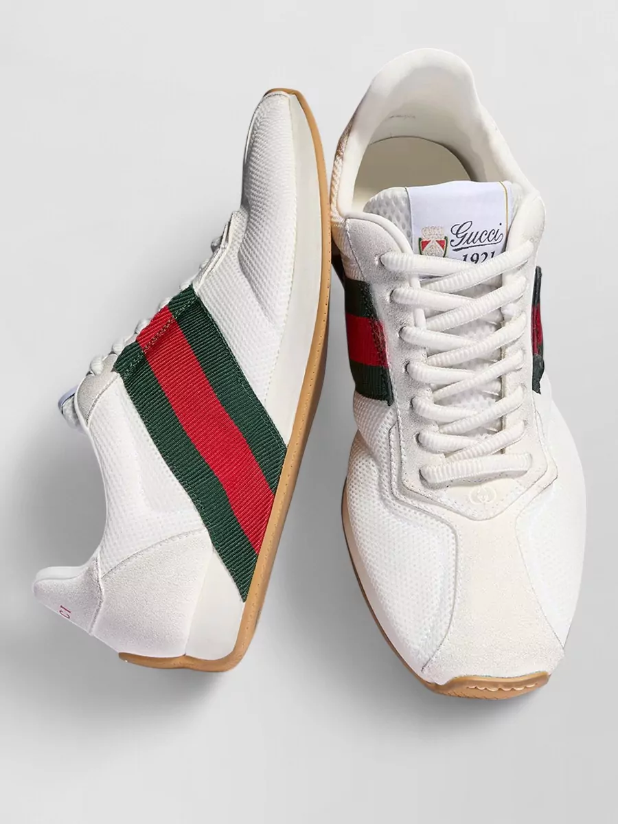 Gucci Leather Low-Top Sneakers