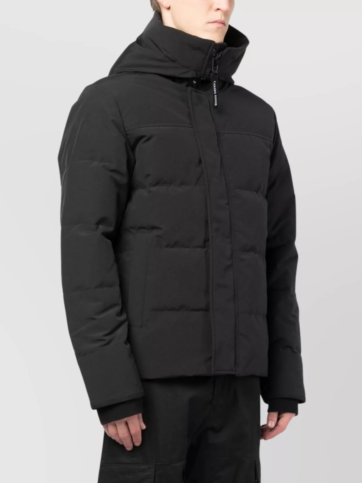 Canada Goose Short Hooded Parka Long Sleeves