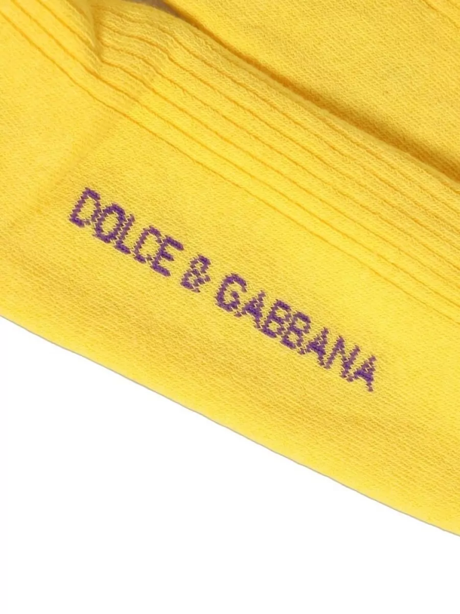 Dolce&Gabbana Logo Over-Calf Socks