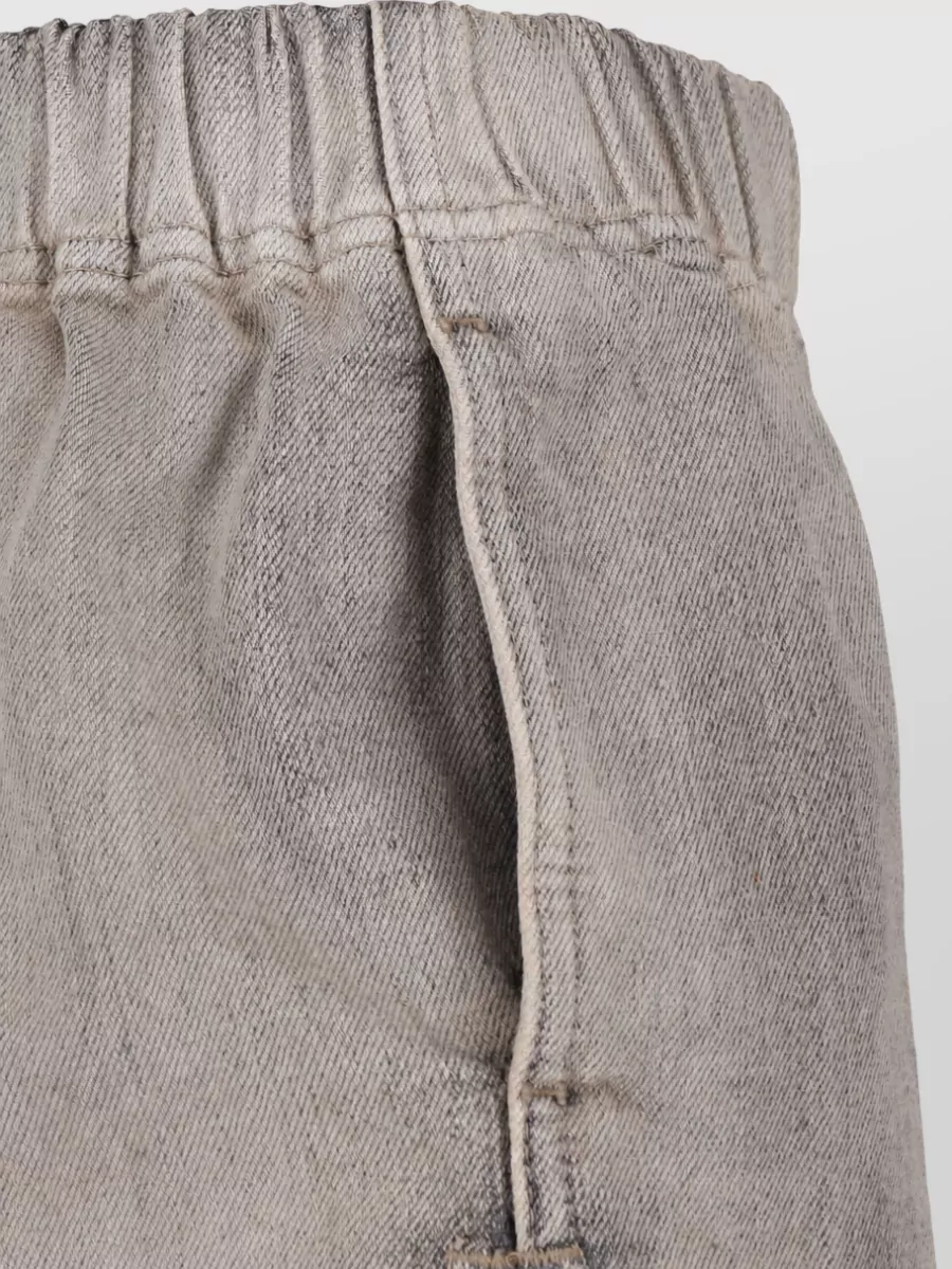 Rick Owens Straight Cotton Short Shorts