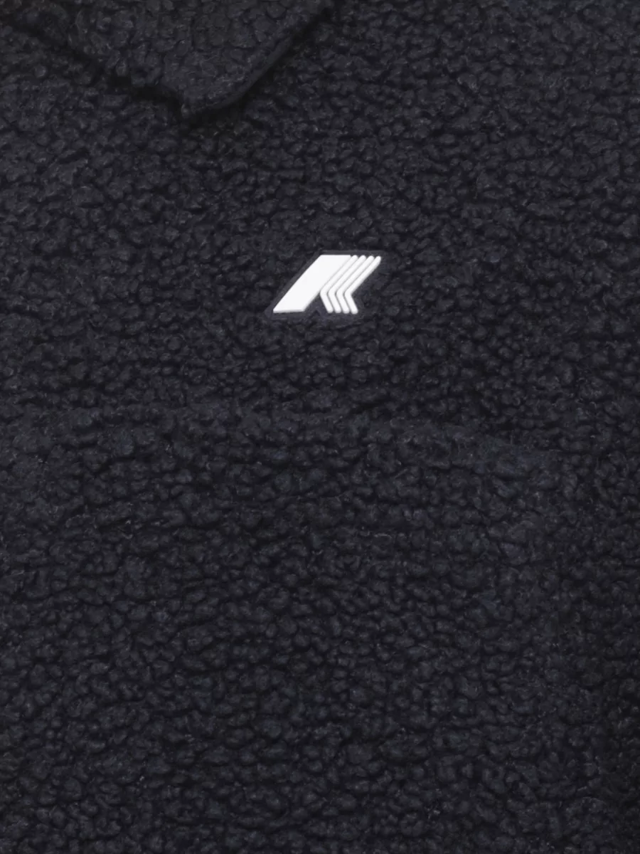 K-Way Mens Sherpa Effect Jacket Long Sleeves