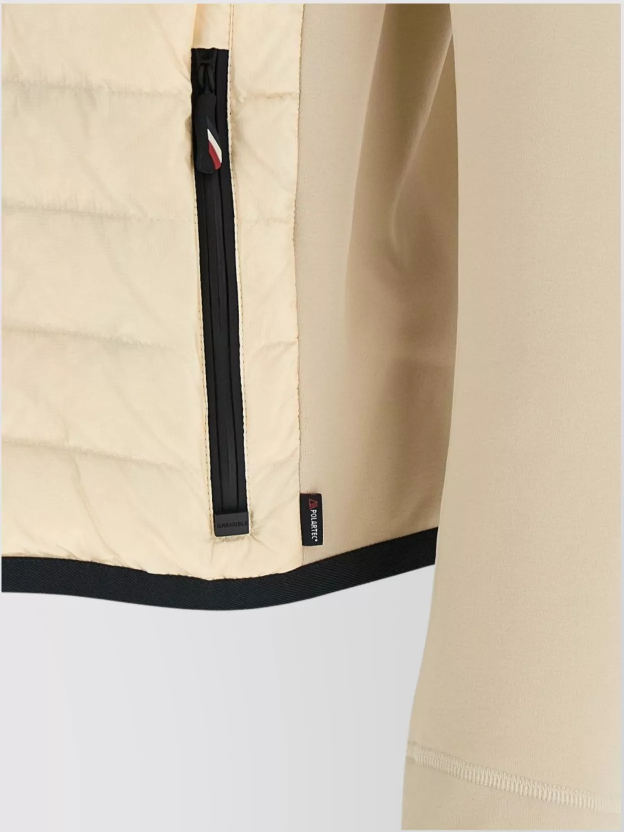 Moncler Grenoble High Collar Long Sleeve Quilted Jacket