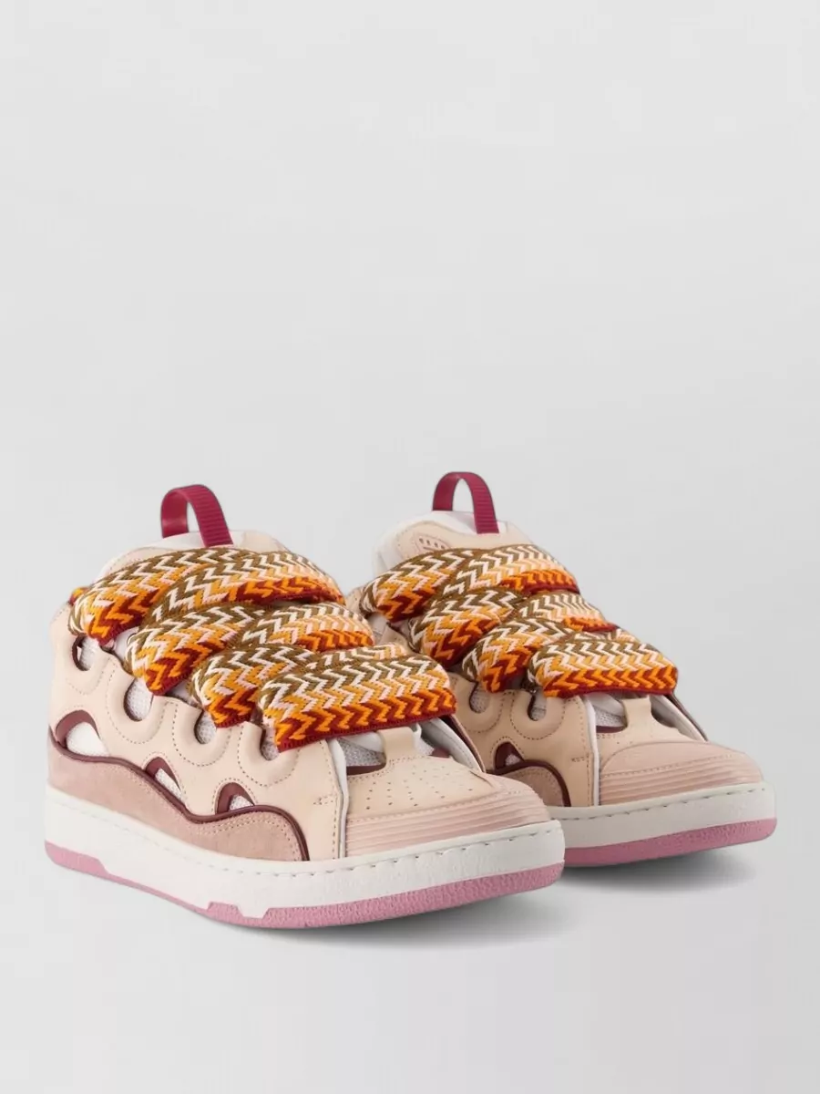 Lanvin leather high-top sneakers