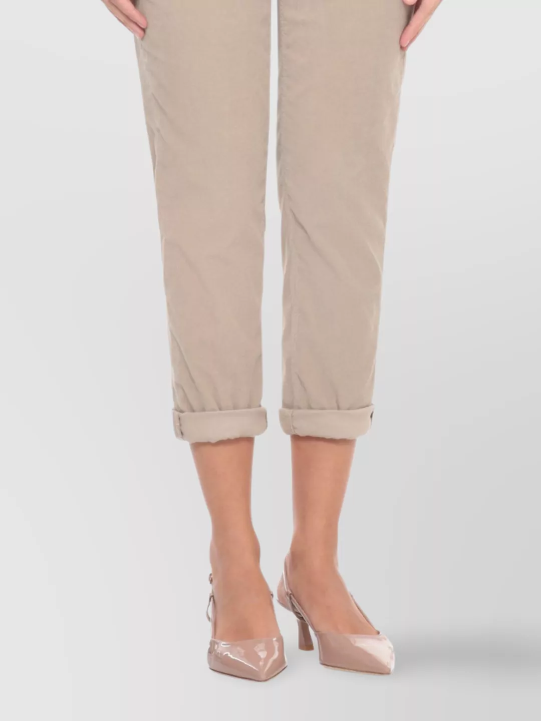 Dondup Women's Corduroy Straight Leg Trousers