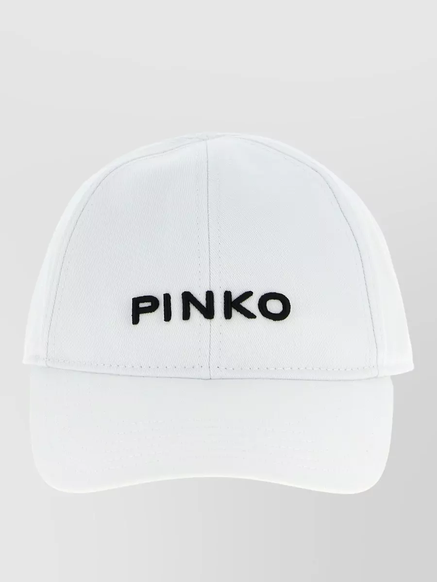 Pinko Cotton Logo-Embroidered Cap