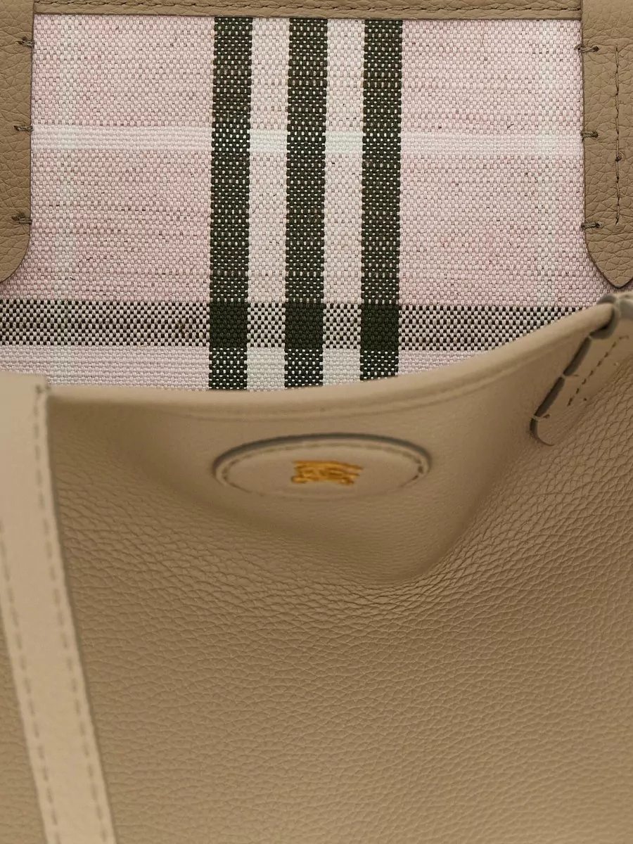 Burberry Bloomsbury Medium Reversible Shoulder Shopping Bag