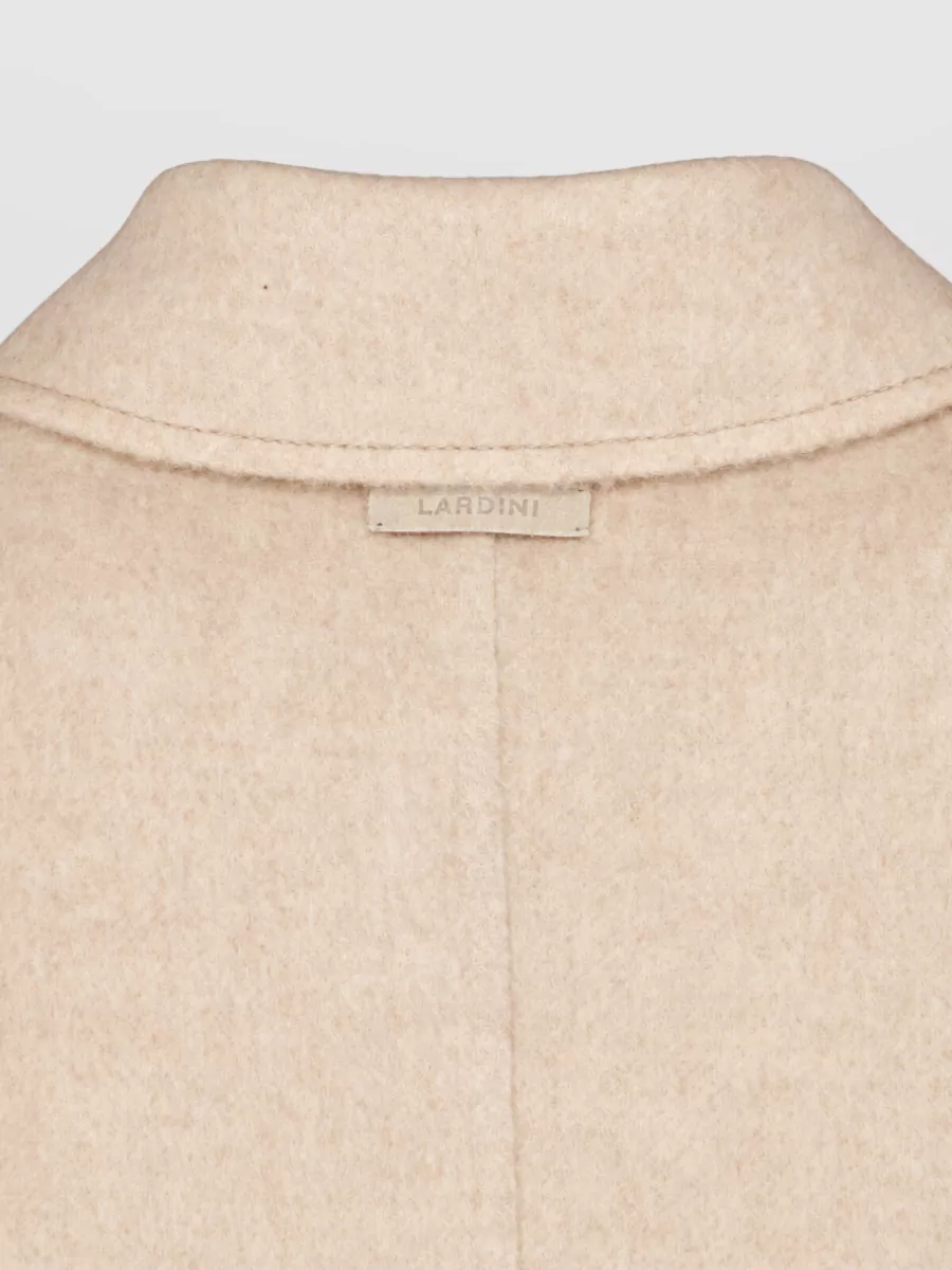 Lardini Cashmere Wool Single Breasted Coat