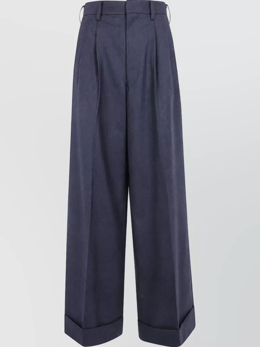 Junya Watanabe striped suit trousers