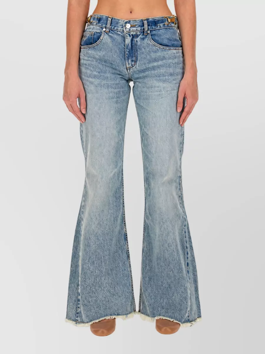 Stella Mccartney denim flared trousers