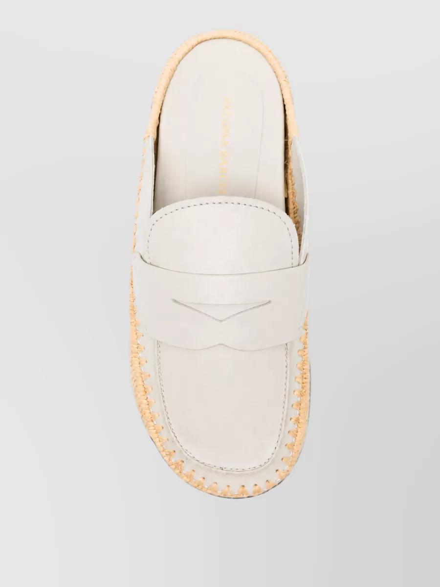 Paloma Barceló Leather Slides