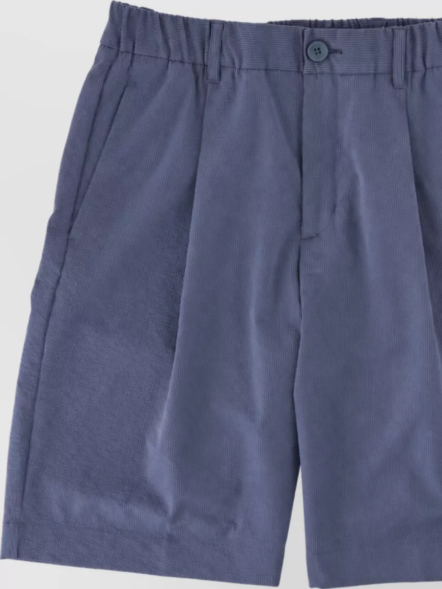 Herno ribbed swim shorts