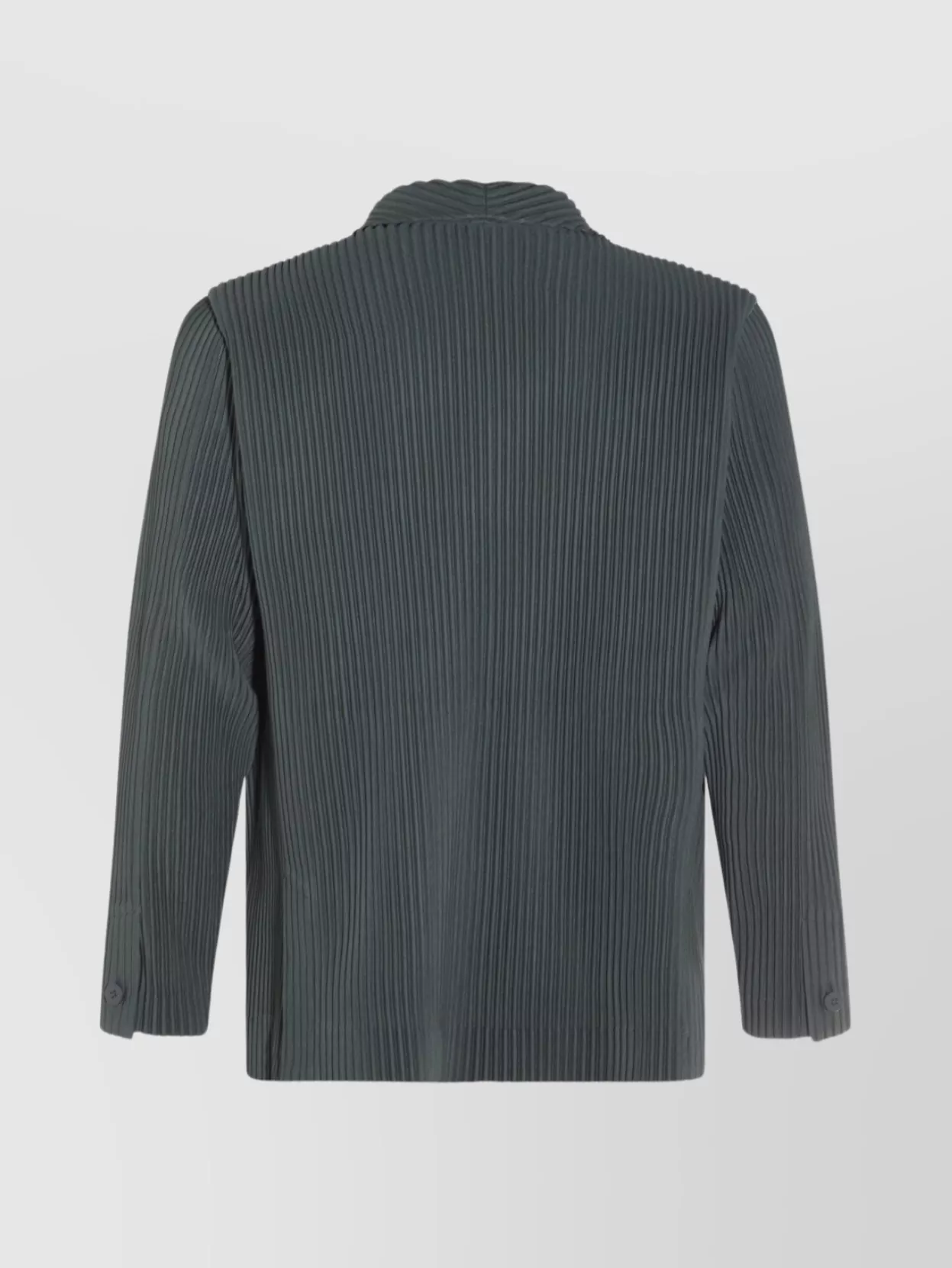 ISSEY MIYAKE TAILORED PINSTRIPE BLAZER BUTTON DETAILING
