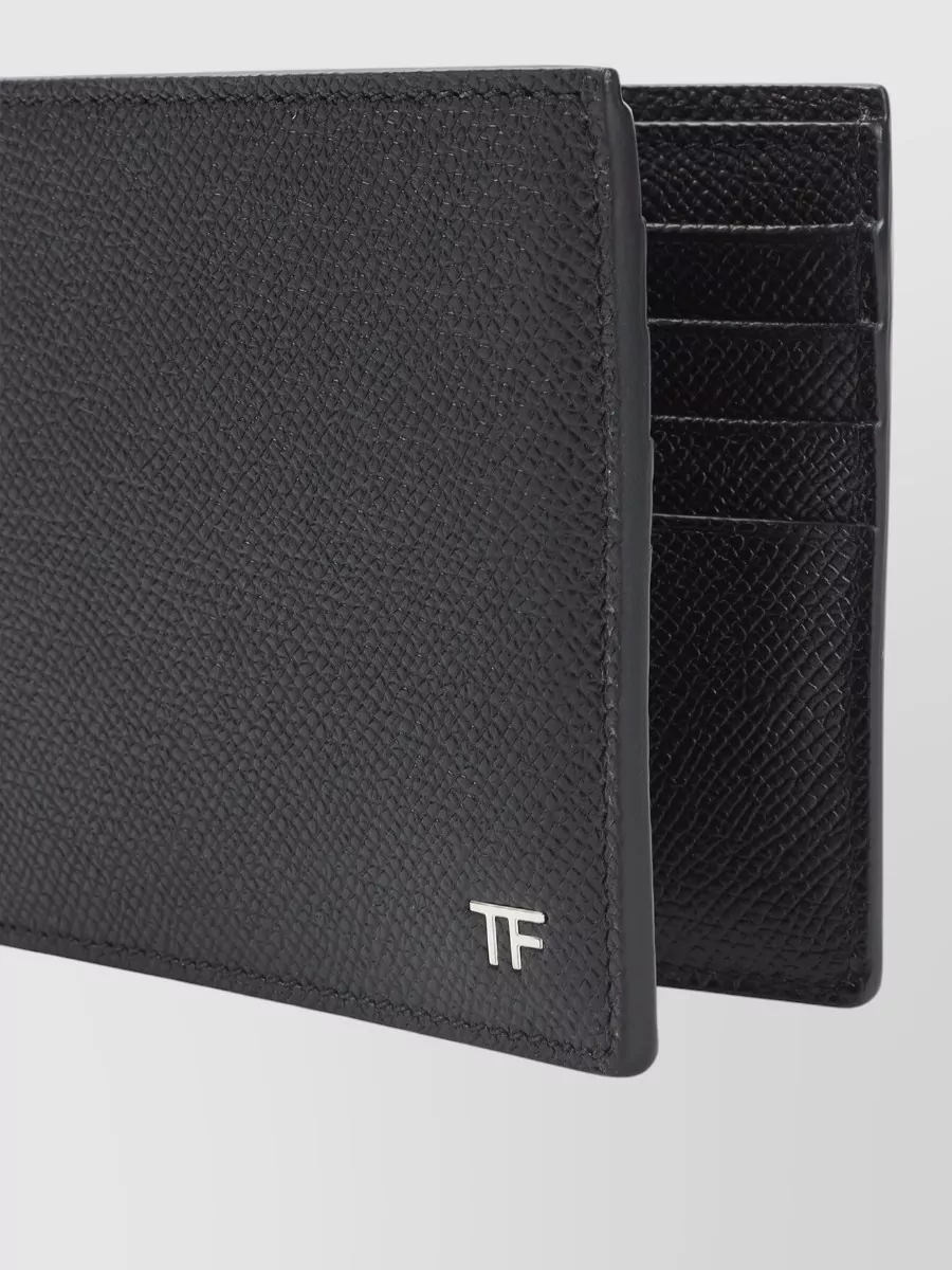 Tom Ford Textured Leather Bifold Wallet And Cardholder