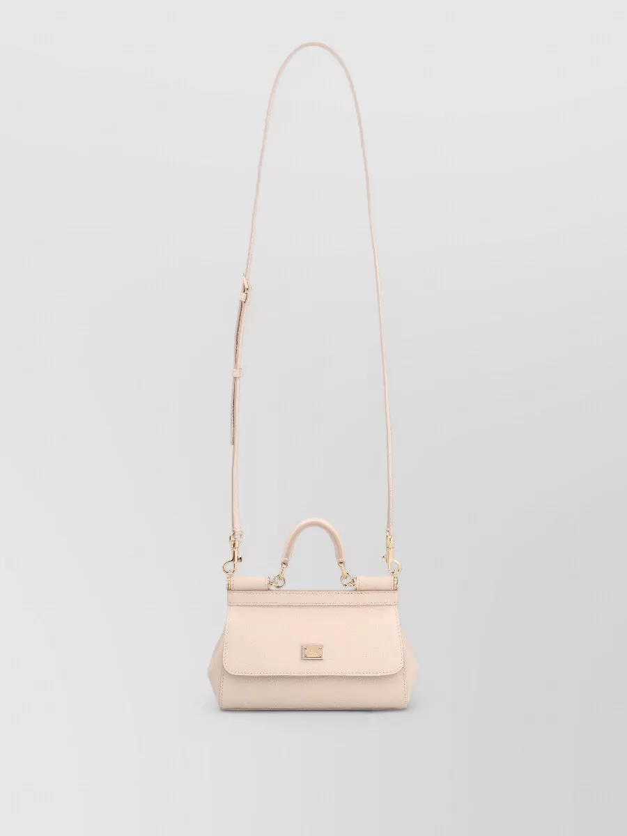 Dolce&Gabbana Sicily Mini Leather Shoulder Bag