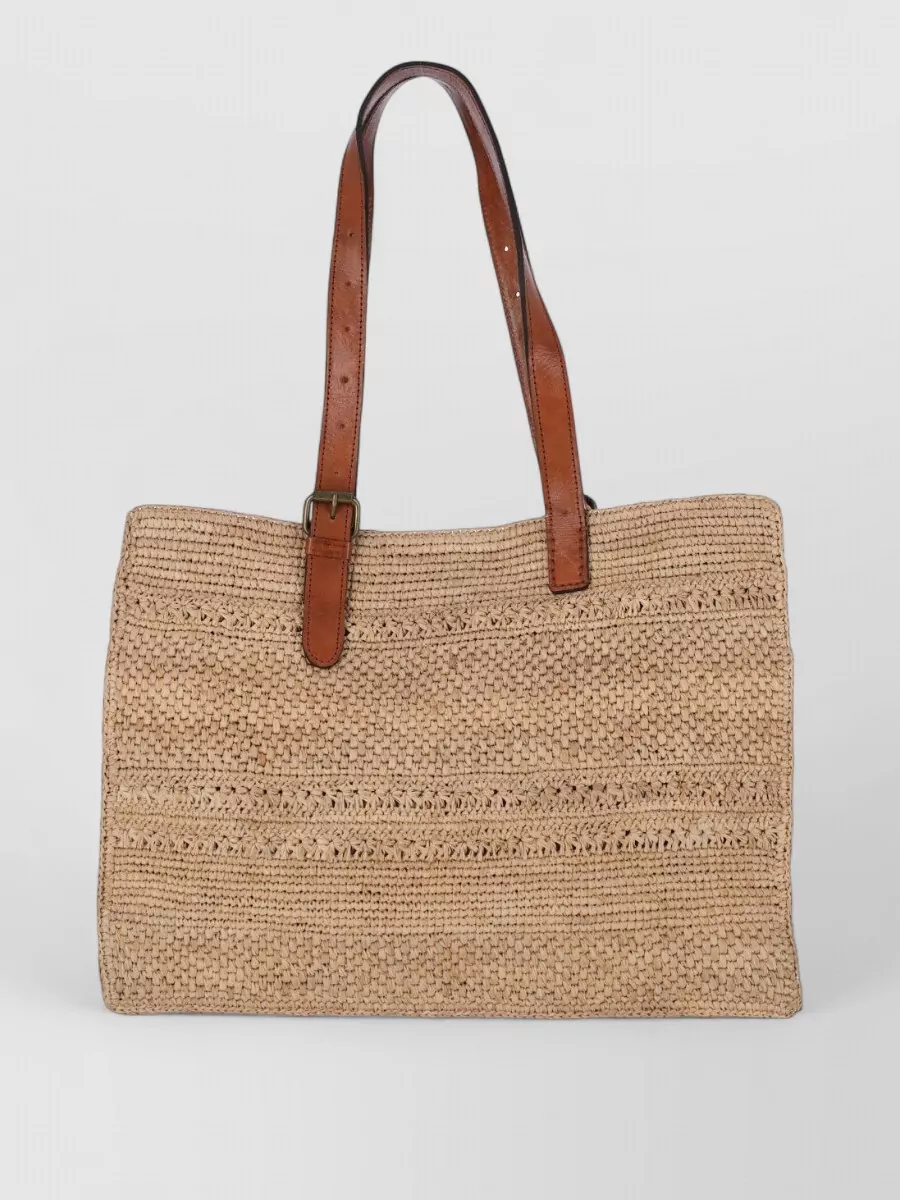Ibeliv raffia tote bag