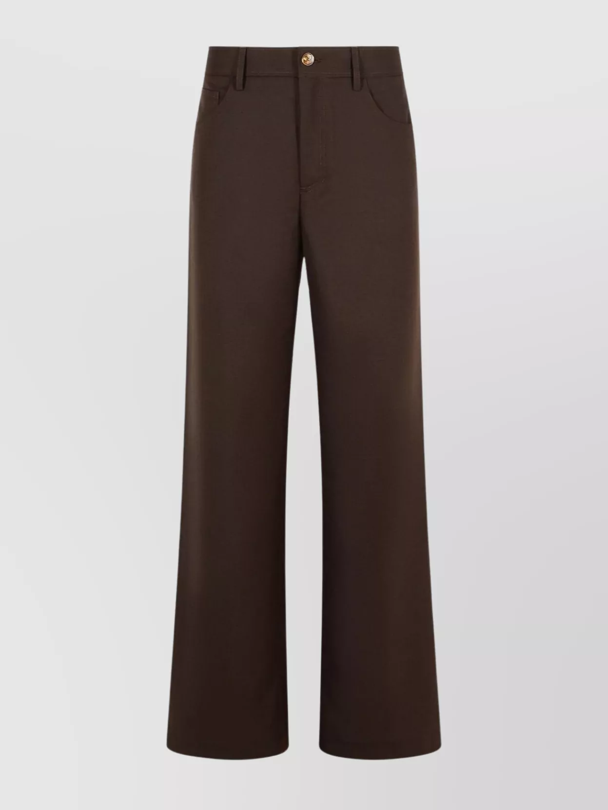 Séfr Wide-leg Wool Blend Trousers In Black