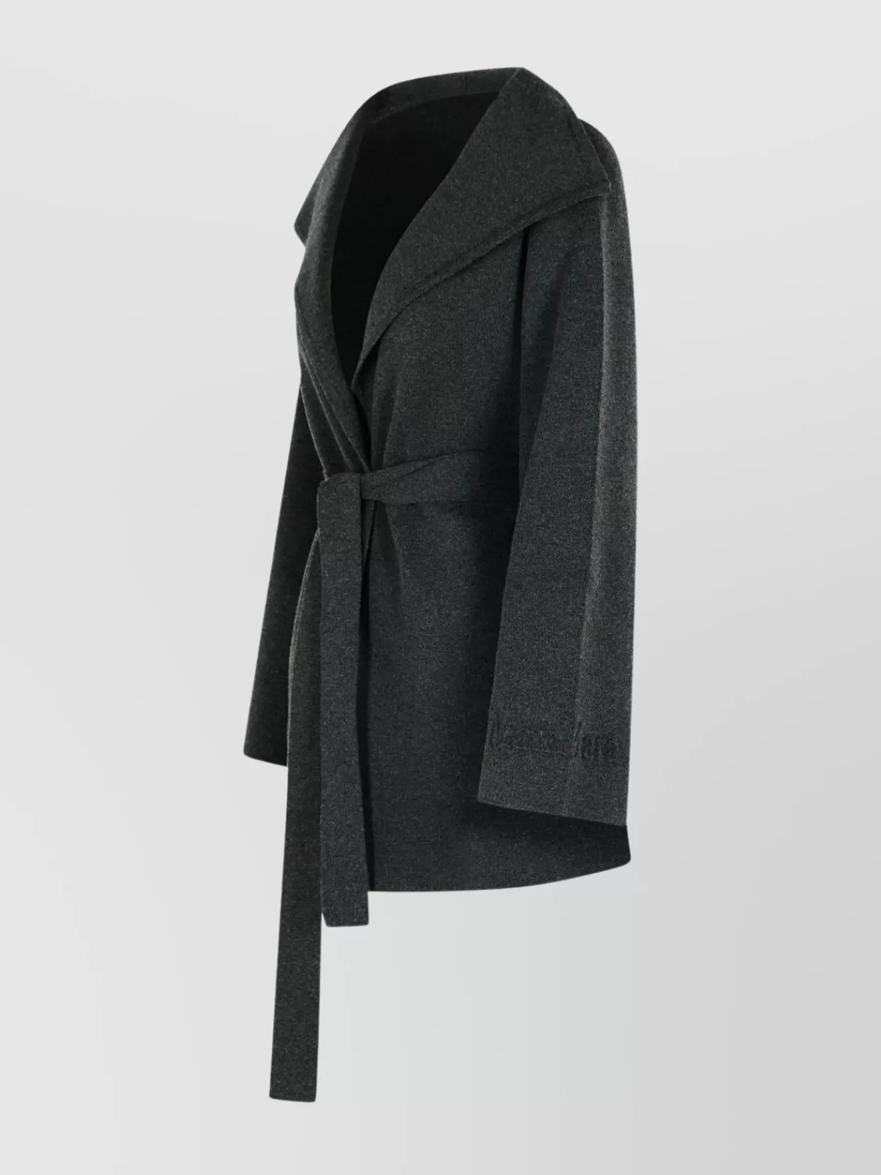 Max Mara Viscose And Wool Belted Jacket