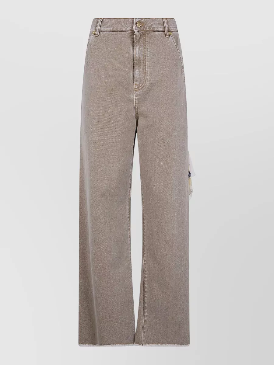 Darkpark Denim High-Rise Wide-Leg Jeans