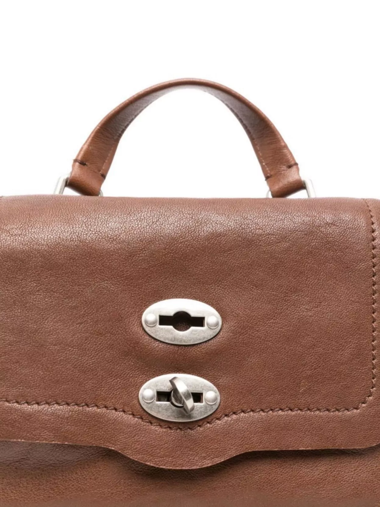 Zanellato Structured Shoulder Bag Top Handle Design