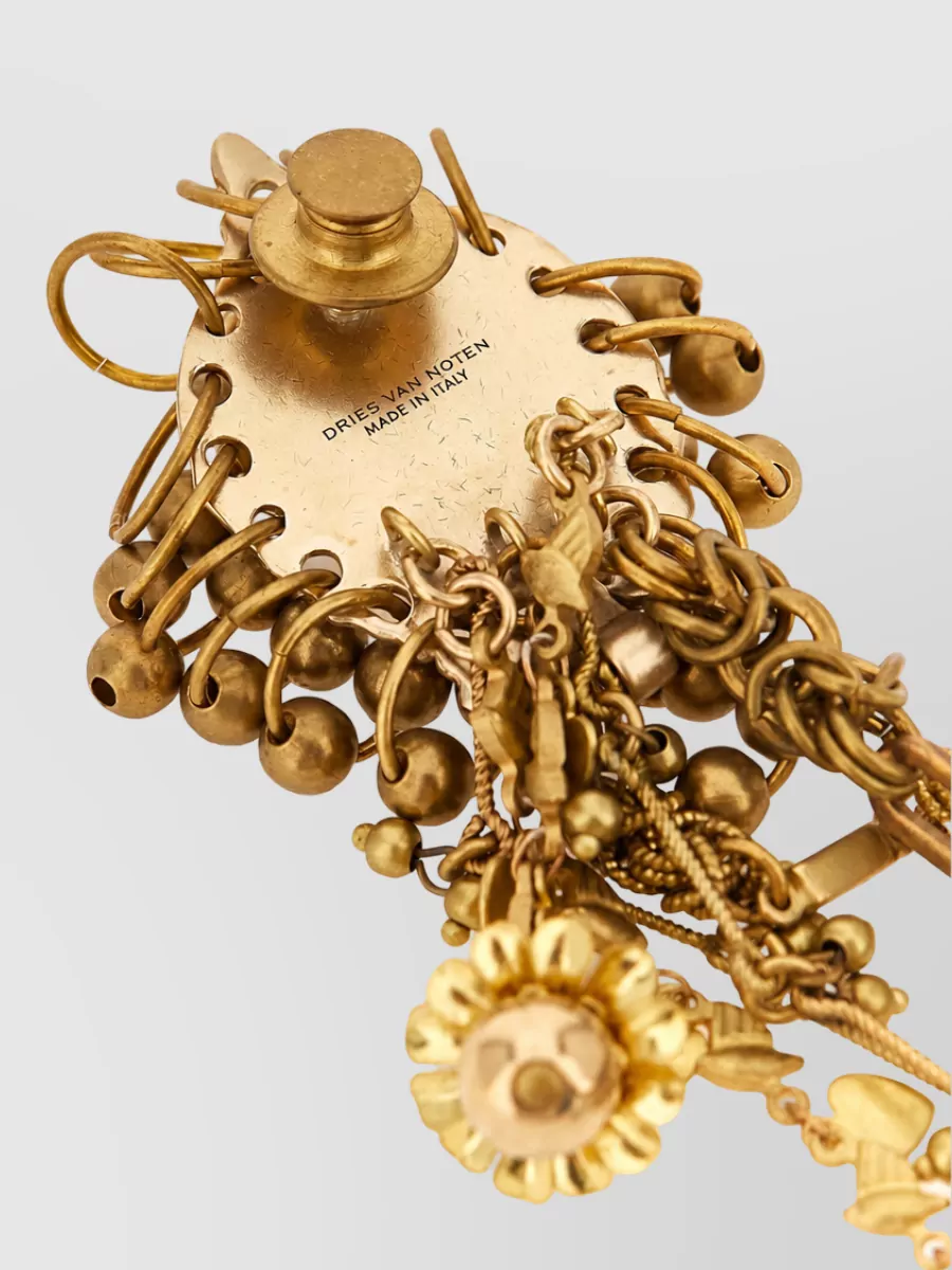 Dries Van Noten Cascade pendant brooches