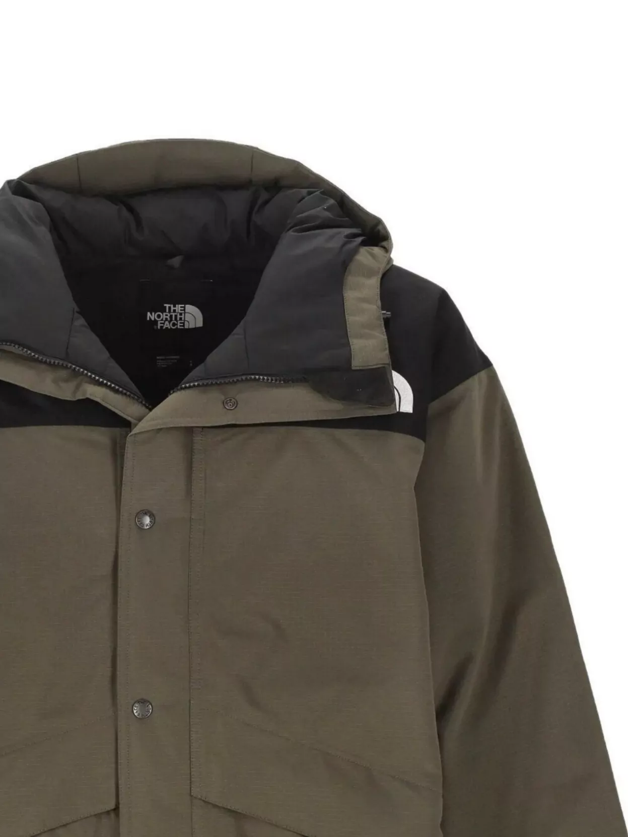 The North Face Mountain Hooded Down Jacket Front Pockets