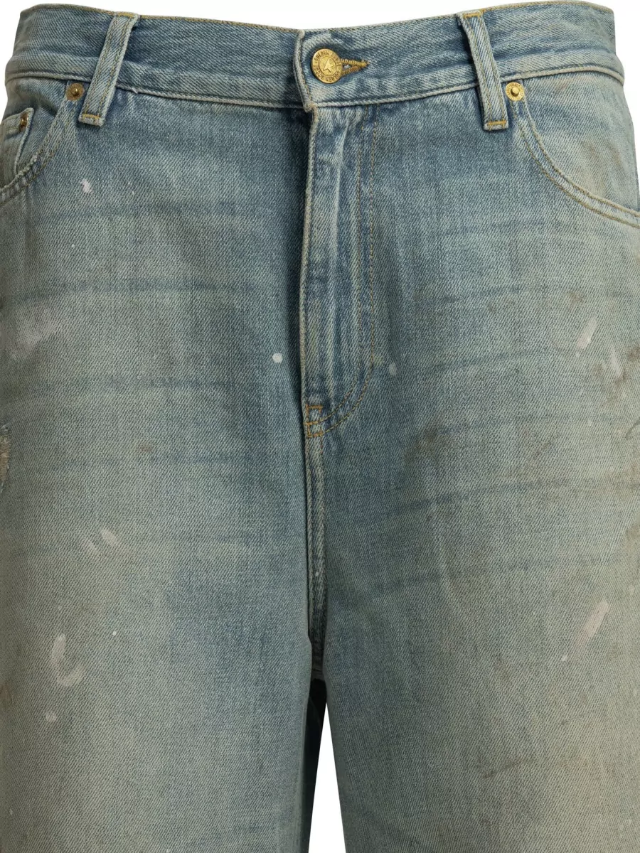 Golden Goose Denim Wide Leg Boyfriend Jeans