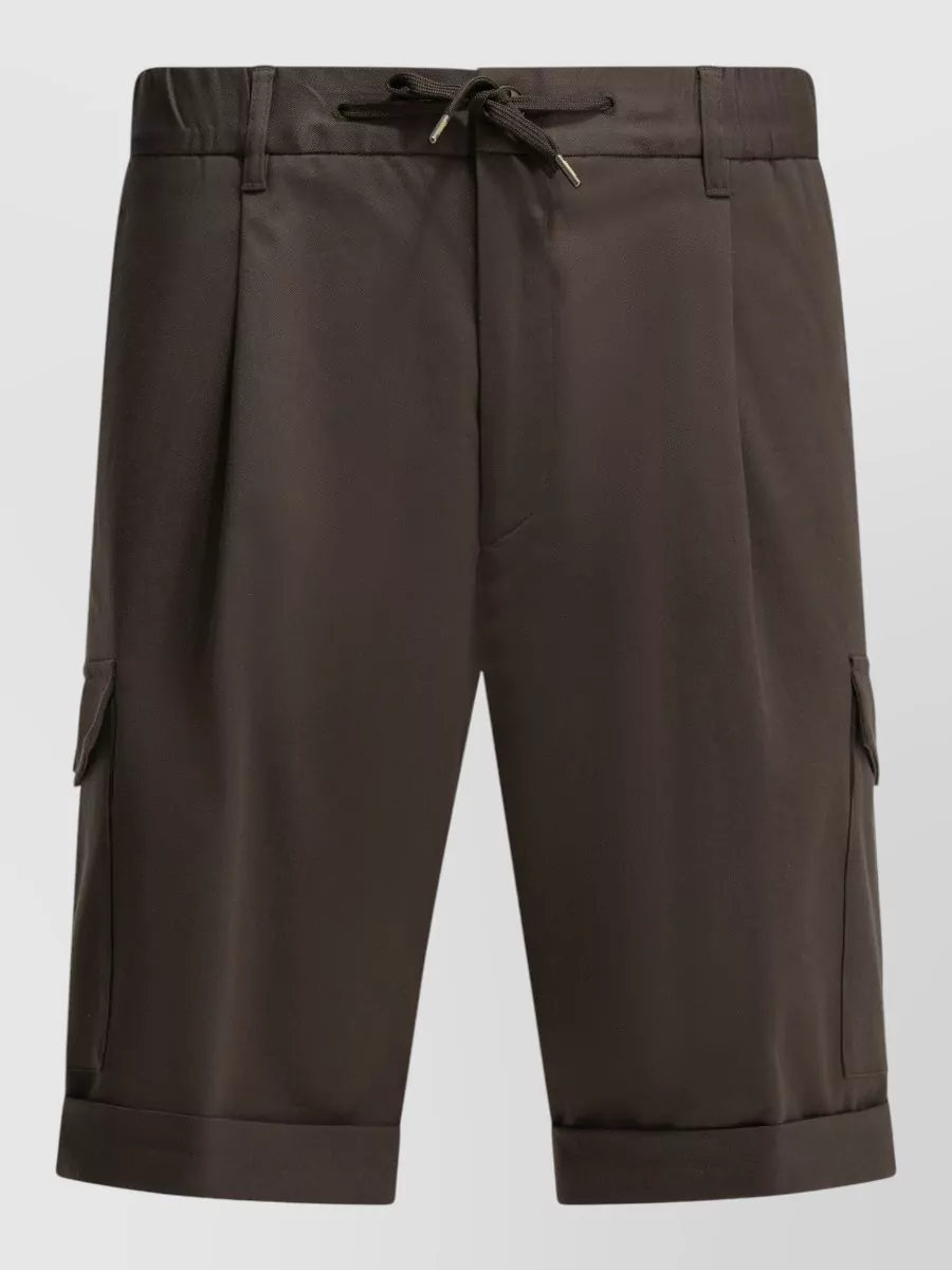 Herno cotton cargo shorts