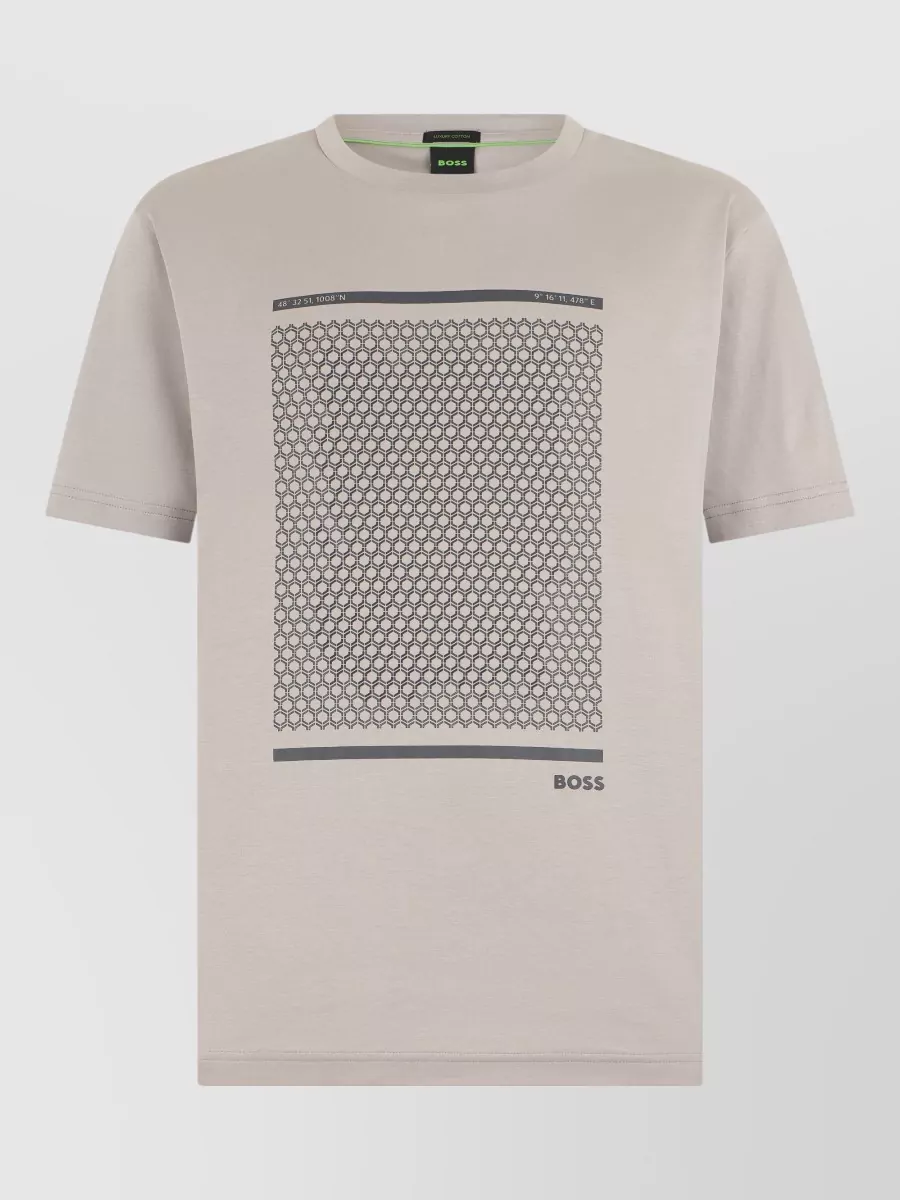 Boss cotton printed t-shirt