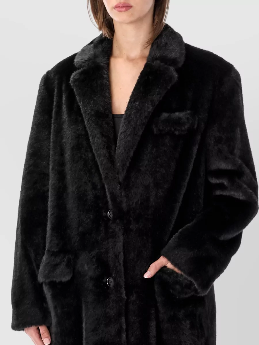 Stand Studio Faux Fur Coat