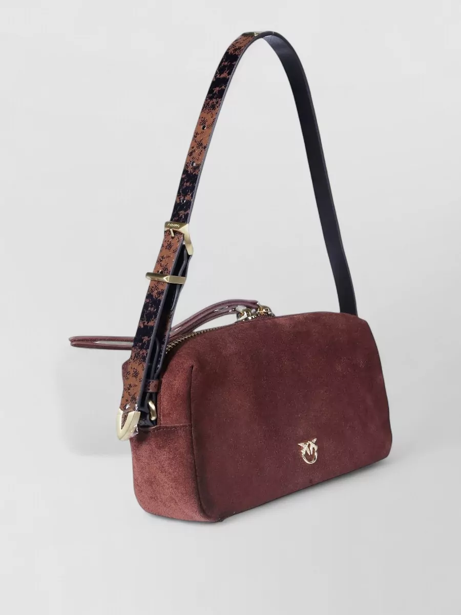 Pinko Mini Suede Clutch Bag