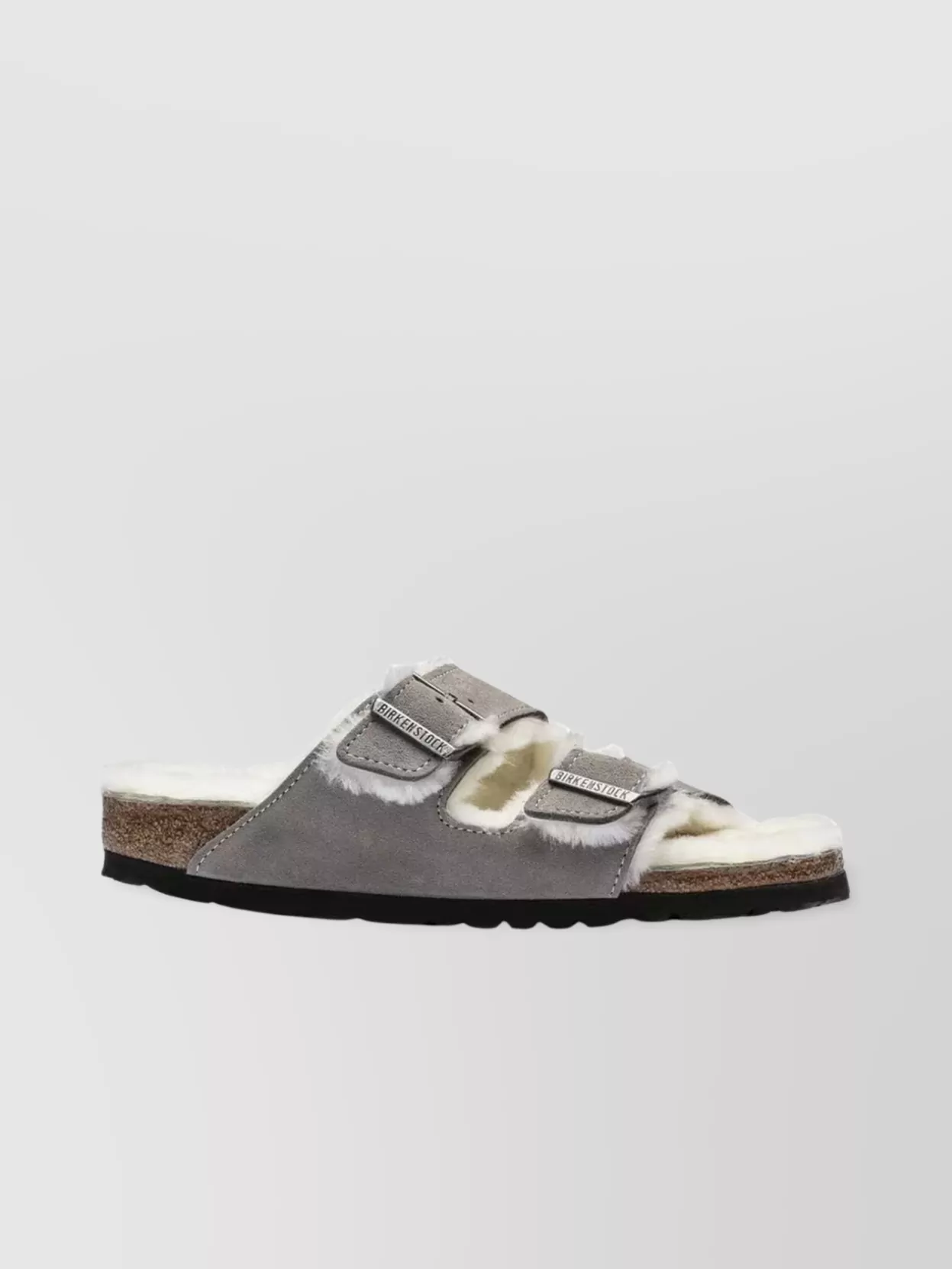 Birkenstock High Quality Suede Sandals With Sheepskin Lining