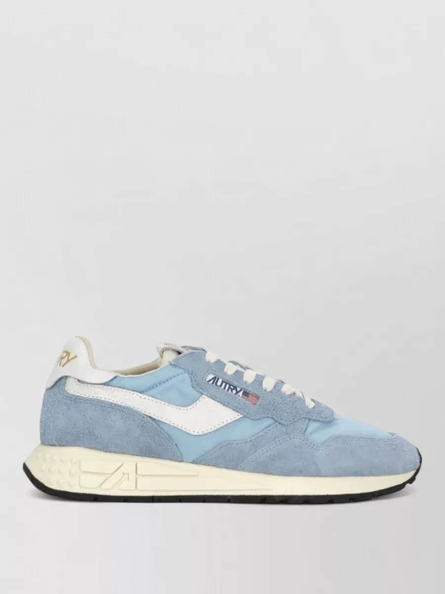 Autry Leather And Fabric Low-Top Sneakers