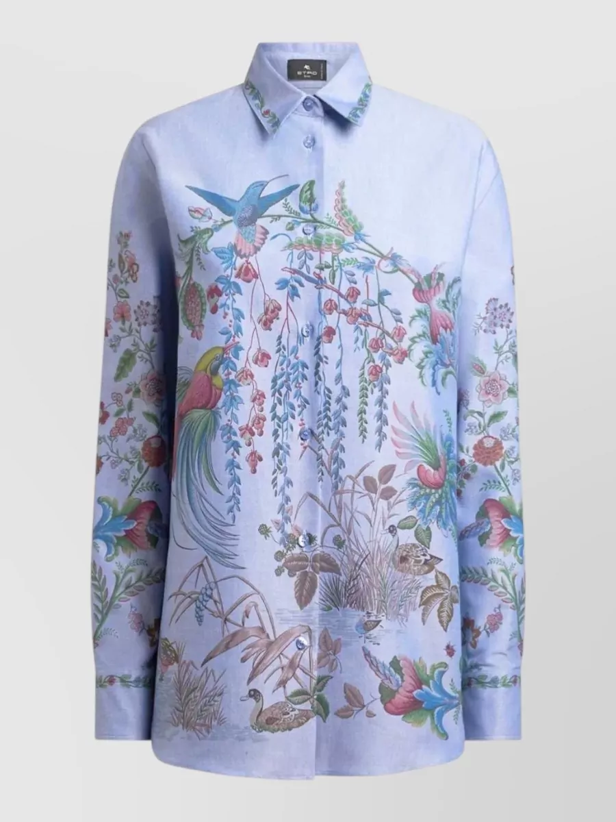 Etro floral-print shirt