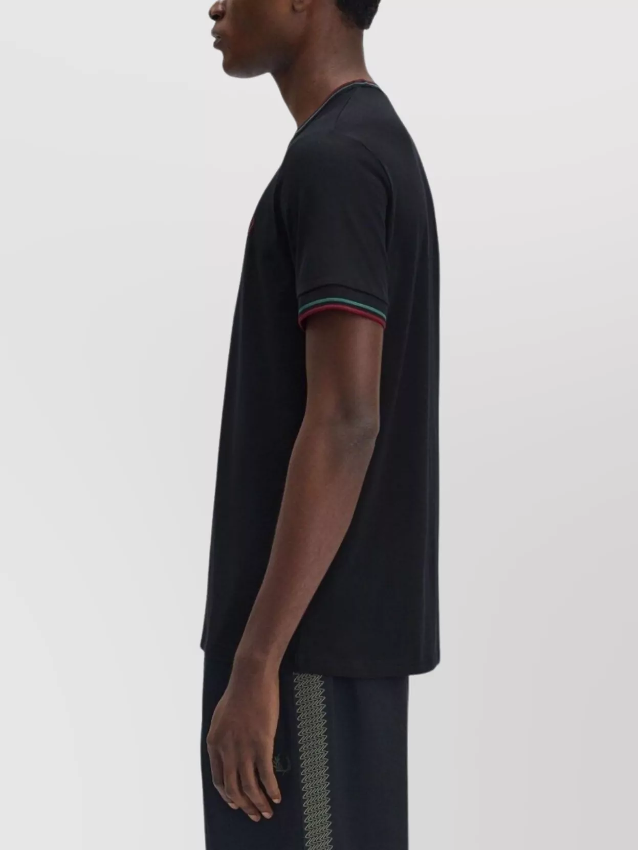 Fred Perry Crew Neck Short Sleeve T-Shirt With Contrast Trim