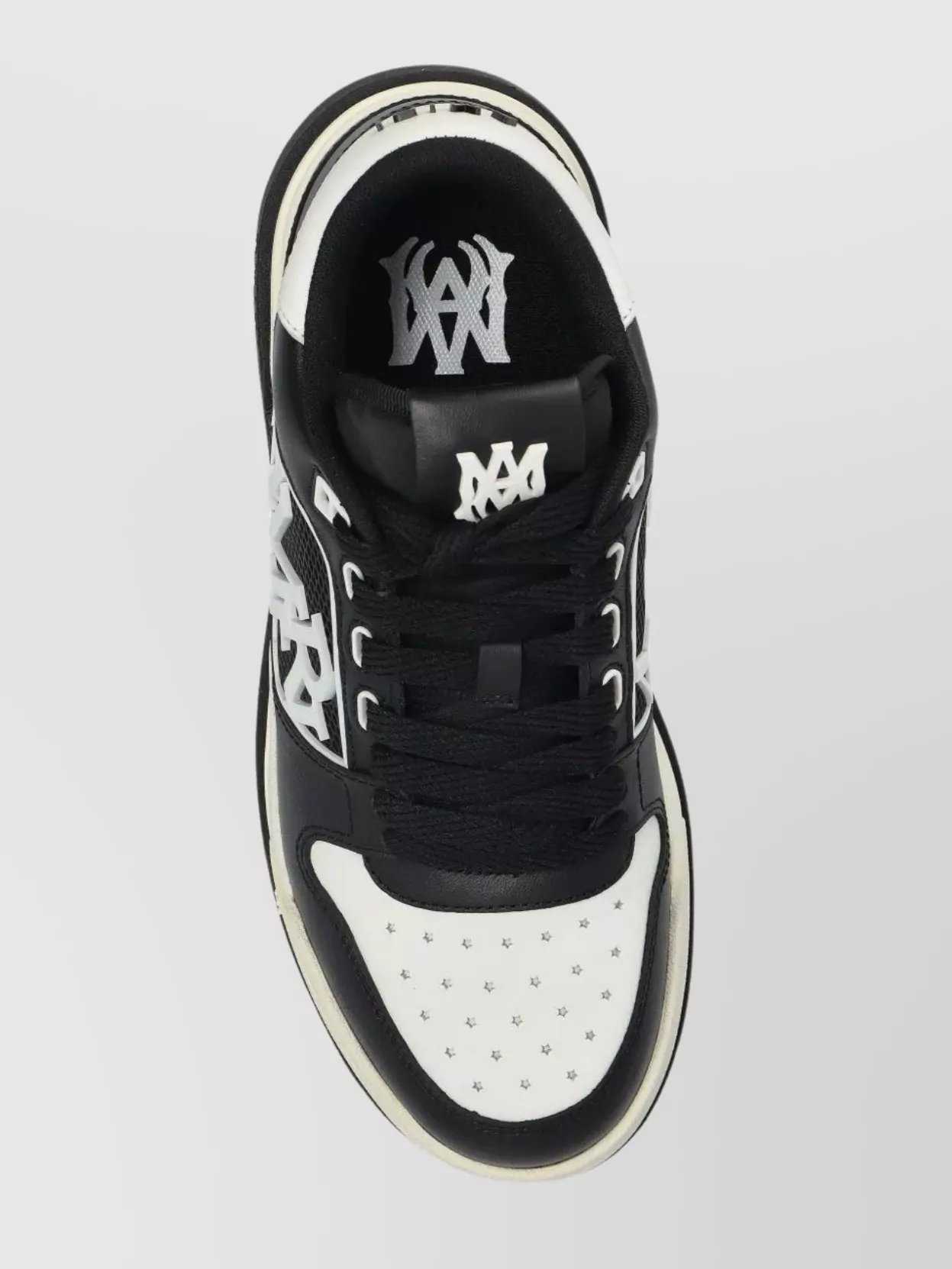 Amiri Round Toe Sneakers Mesh Inserts
