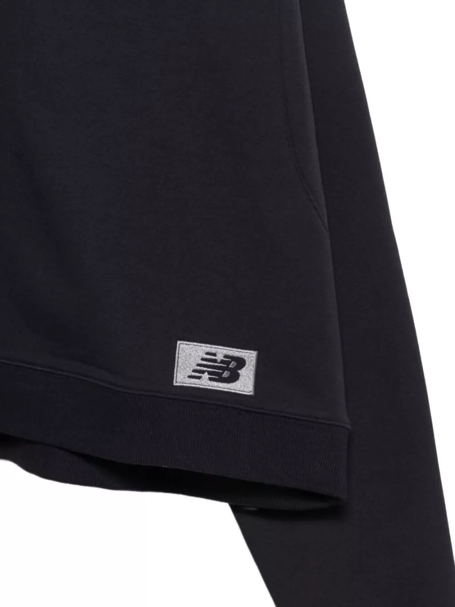 New Balance Ribbed Cotton Hoodie