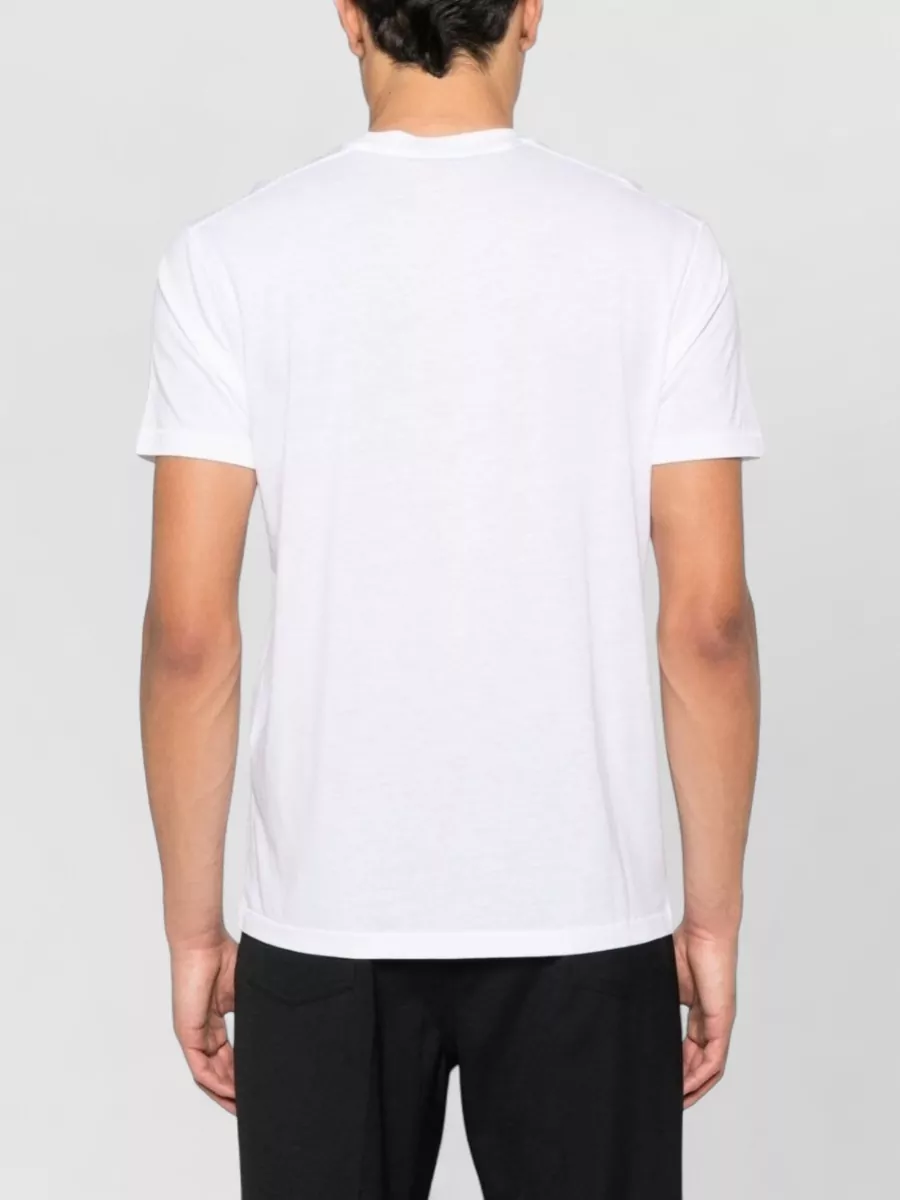 Tom Ford Cotton Blend Crew Neck Short Sleeve T-Shirt