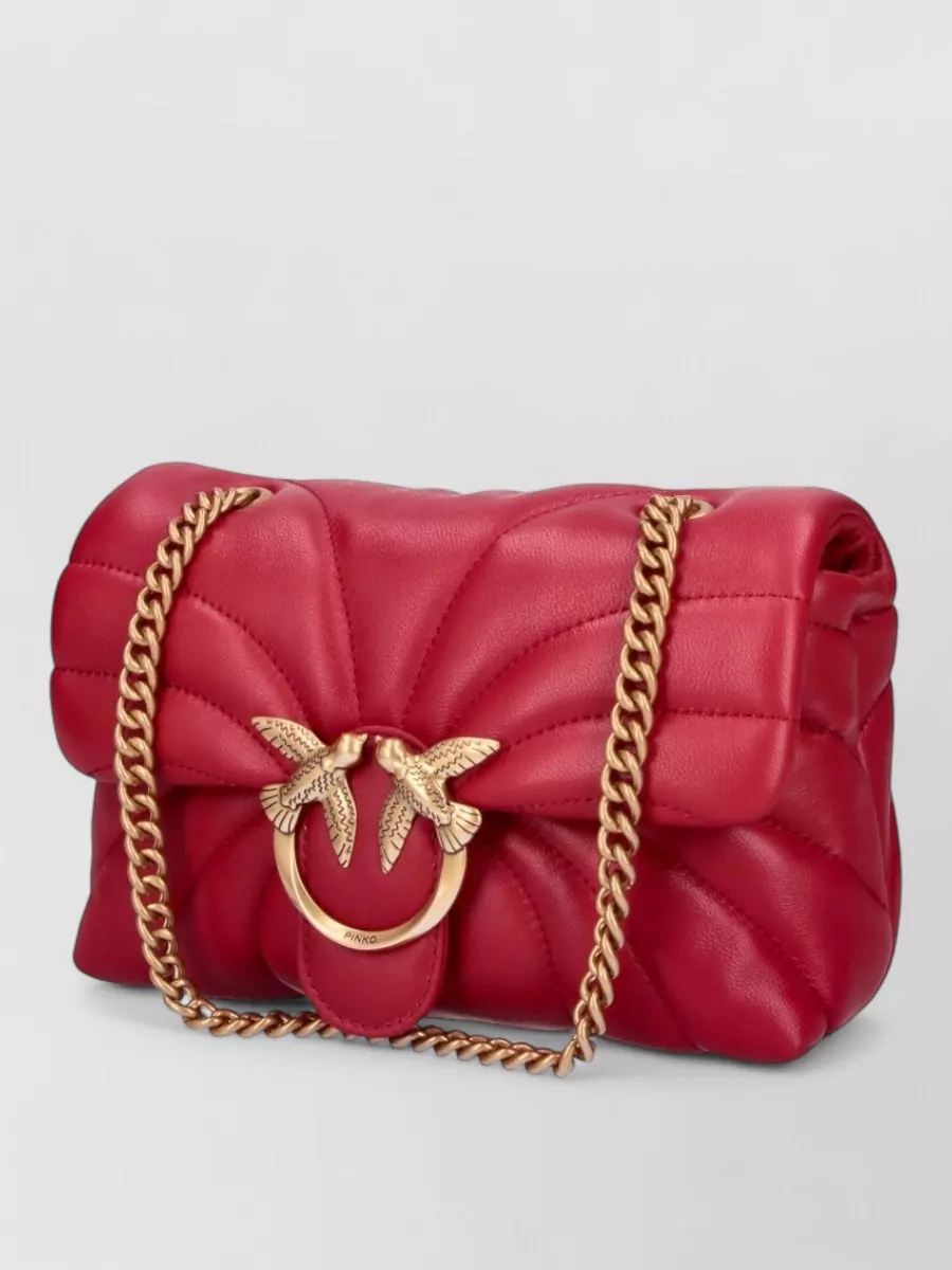 Pinko Love Bag Leather Shoulder Bag