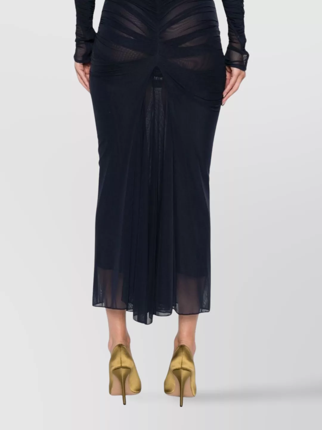 Mugler Knee Length And Midi Skirt