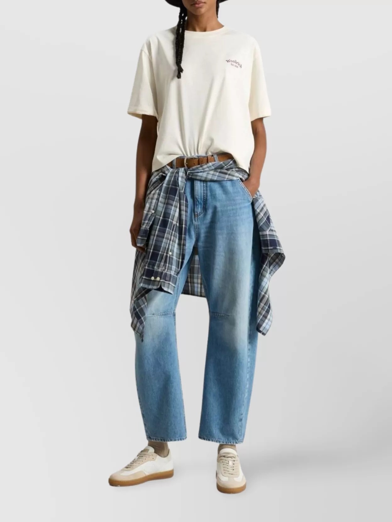Woolrich Crew Neck Logo Cotton T-Shirt