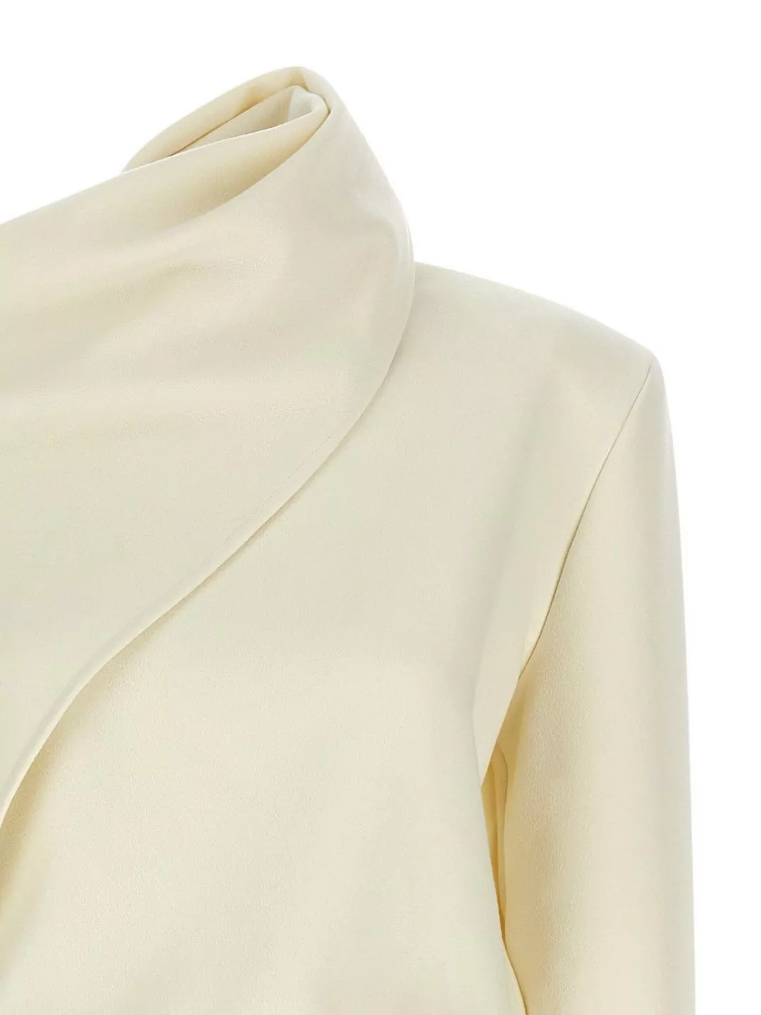 Magda Butrym Asymmetric Sweatshirt With Long Scarf Detail