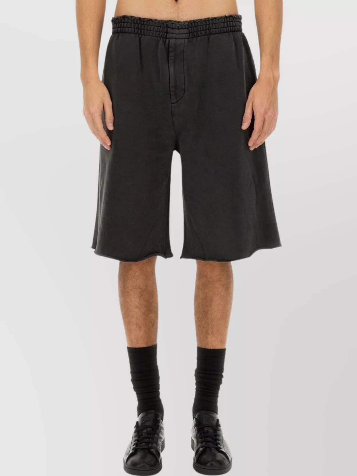 Helmut Lang Dyed Knee Length Shorts Pockets