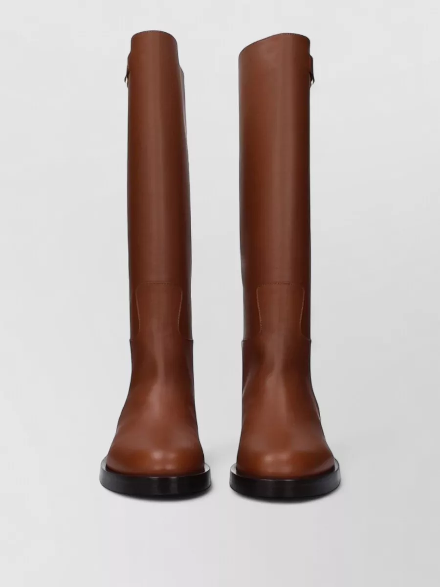 Valentino Garavani leather knee-high boots